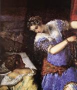 TINTORETTO, Jacopo, Judith and Holofernes (detail) s